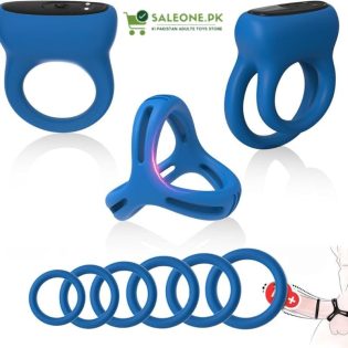 Multi-Functional 6-in-1 Vibrating Cock Ring | Libidozox