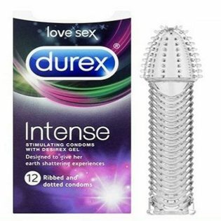 Durex Soft Silicone Dotted Ribbed Condom