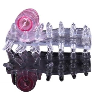 Vibrating Crystal Flexible Silicone Reusable Condom